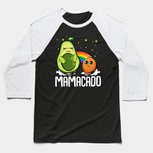 Avocado - Mamacado - Cute Mother To Be Baseball T-Shirt